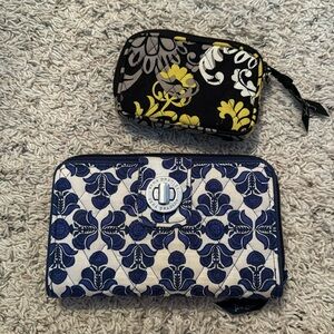 TWO Vera Bradley cloth Wallets